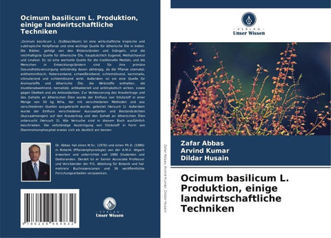 Ocimum basilicum L. Produktion, einige landwirtschaftliche Techniken