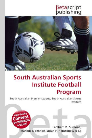 South Australian Sports Institute Football Program