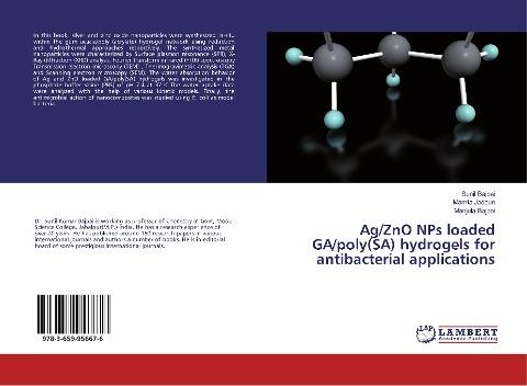 Ag/ZnO NPs loaded GA/poly(SA) hydrogels for antibacterial applications