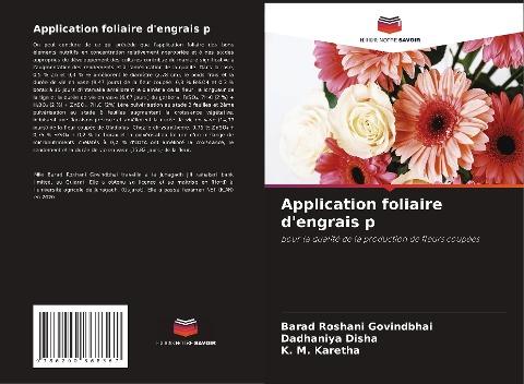 Application foliaire d'engrais p