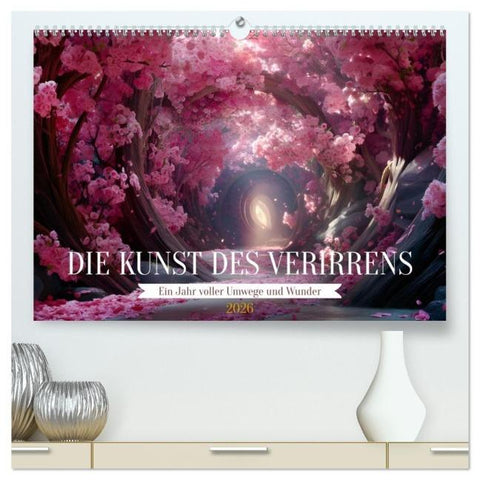 Die Kunst des Verirrens (hochwertiger Premium Wandkalender 2026 DIN A2 quer), Kunstdruck in Hochglanz