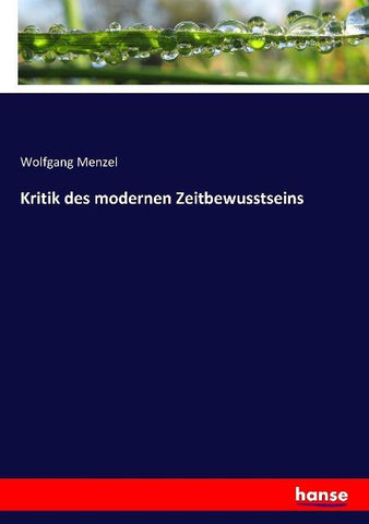 Kritik des modernen Zeitbewusstseins