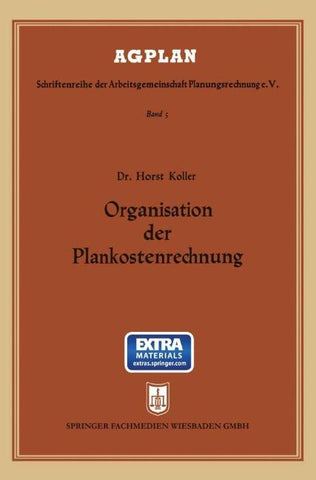 Organisation der Plankostenrechnung