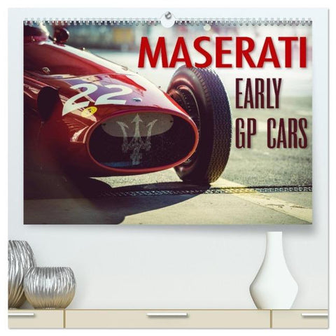Maserati - Early GP Cars (High Quality Premium Wall Calendar 2026 DIN A2 landscape),CALVENDO 12 Month Wall Calendar
