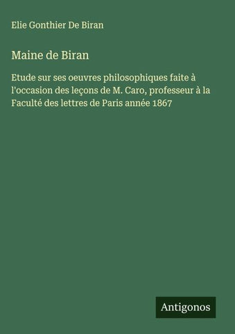 Maine de Biran