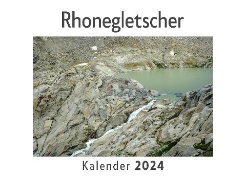 Rhonegletscher (Wandkalender 2024, Kalender DIN A4 quer, Monatskalender im Querformat mit Kalendarium, Das perfekte Geschenk)