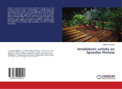 Antidiabetic activity on Spondias Pinnata