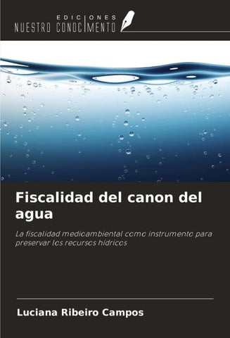 Fiscalidad del canon del agua