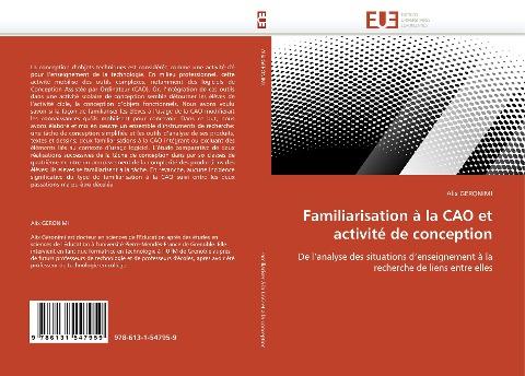 Familiarisation à la CAO et activité de conception