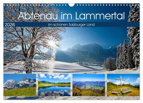 Abtenau im Lammertal (Wandkalender 2026 DIN A3 quer), CALVENDO Monatskalender