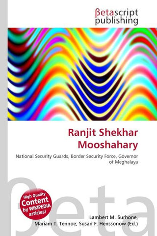 Ranjit Shekhar Mooshahary