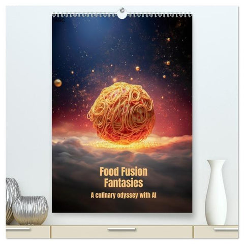 Food Fusion Fantasies (High Quality Premium Wall Calendar 2026 DIN A2 portrait),CALVENDO 12 Month Wall Calendar