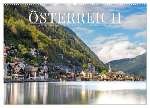 Alpenland Österreich (Wandkalender 2026 DIN A2 quer), CALVENDO Monatskalender