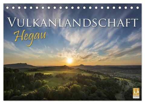 Vulkanlandschaft Hegau 2026 (Tischkalender 2026 DIN A5 quer), CALVENDO Monatskalender