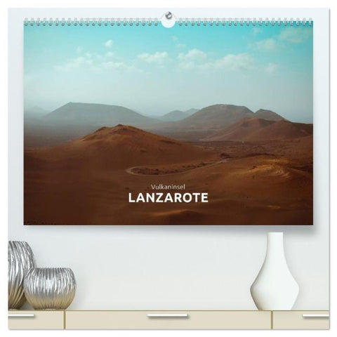 Vulkaninsel - Lanzarote (hochwertiger Premium Wandkalender 2026 DIN A2 quer), Kunstdruck in Hochglanz