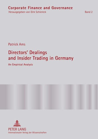 Directors’ Dealings and Insider Trading in Germany