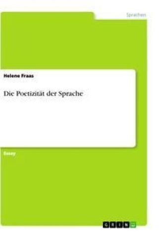Die Poetizität der Sprache