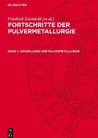 Grundlagen der Pulvermetallurgie