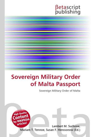 Sovereign Military Order of Malta Passport
