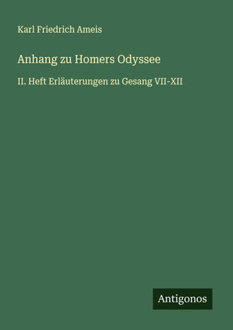 Anhang zu Homers Odyssee