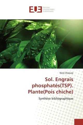 Sol. Engrais phosphatés(TSP). Plante(Pois chiche)