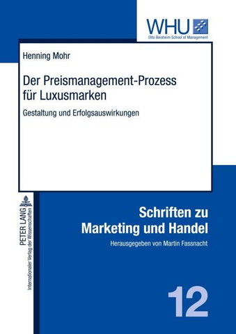 Der Preismanagement-Prozess fuer Luxusmarken