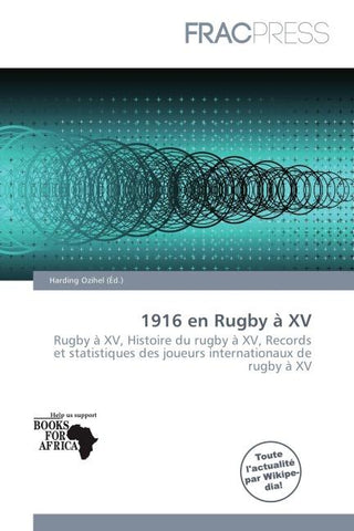 1916 en Rugby à XV