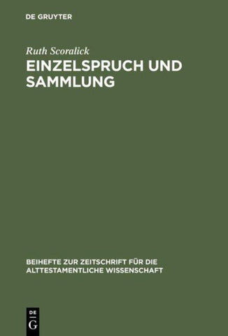 Einzelspruch und Sammlung