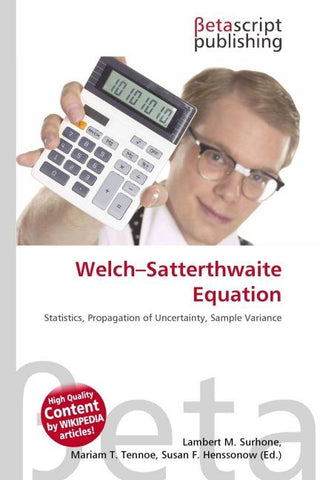 Welch-Satterthwaite Equation