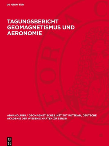 Tagungsbericht Geomagnetismus und Aeronomie