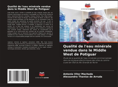 Qualité de l'eau minérale vendue dans le Middle West de Potiguar