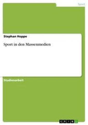Sport in den Massenmedien
