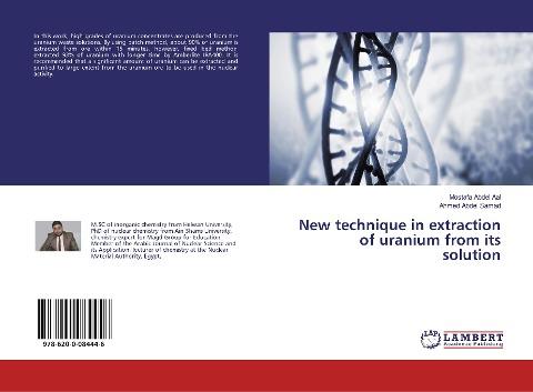 New technique in extraction of uranium from its solution