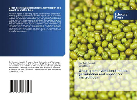 Green gram hydration kinetics, germination and impact on malted flour