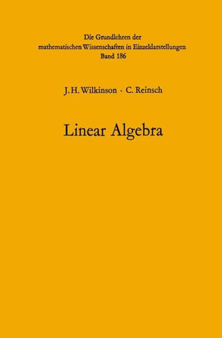 Handbook for Automatic Computation