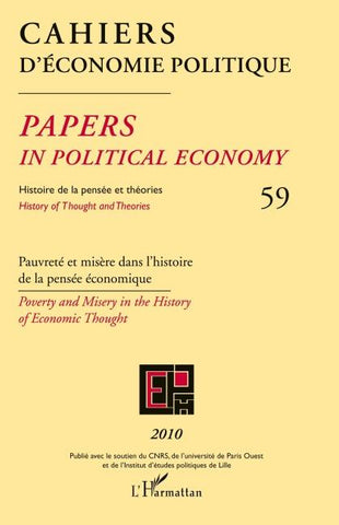 Pauvreté et misère dans l'histoire de la pensée économique