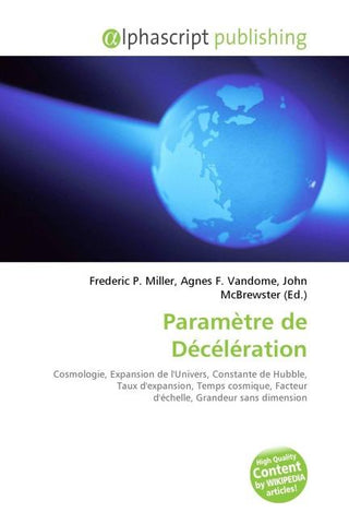 Paramètre de Décélération