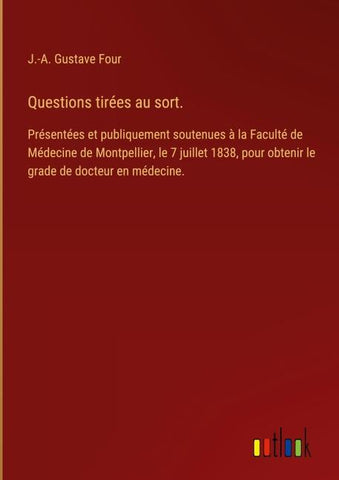 Questions tirées au sort.