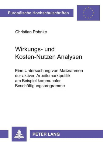 Wirkungs- und Kosten-Nutzen Analysen
