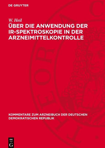 Über die Anwendung der IR-Spektroskopie in der Arzneimittelkontrolle