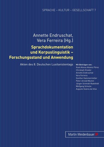 Sprachdokumentation und Korpuslinguistik – Forschungsstand und Anwendung