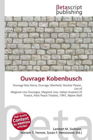 Ouvrage Kobenbusch