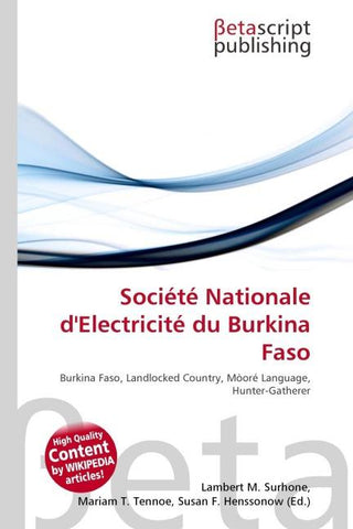 Société Nationale d'Electricité du Burkina Faso