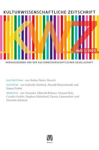 Kulturwissenschaftliche Zeitschrift 2023/1