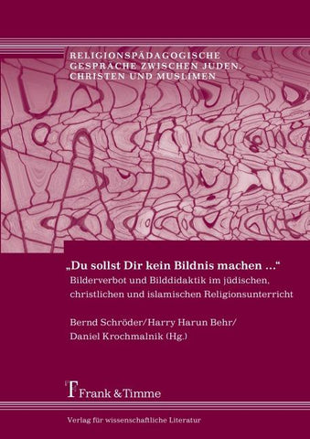 "Du sollst Dir kein Bildnis machen ..."