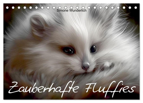 Zauberhafte Fluffies (Tischkalender 2026 DIN A5 quer), CALVENDO Monatskalender