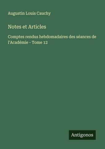 Notes et Articles