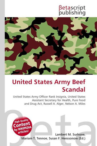 United States Army Beef Scandal