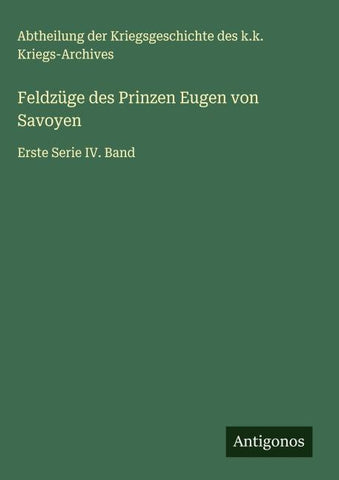 Feldzüge des Prinzen Eugen von Savoyen