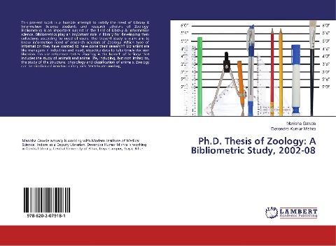 Ph.D. Thesis of Zoology: A Bibliometric Study, 2002-08